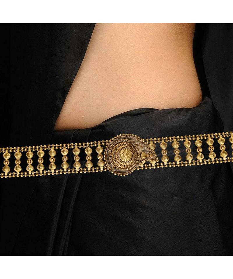 Metal Adjustable Kamarband Waist Belt for Women Girls (B031FL)