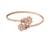 Rose Gold Plated CZ Stone Openable Designer Styles Kada Bangles Bracelets for Women & Girls (ADB213RG)