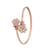 Rose Gold Plated CZ Stone Openable Designer Styles Kada Bangles Bracelets for Women & Girls (ADB213RG)