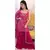 Elegant Pink Resham Embroidered with mirror work georgette base palazzo Suit
