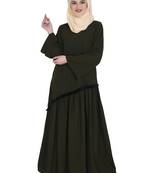Lace Olive Green Abaya