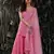 Spectacular Deep Pink Georgette Festive Wear Designer Sharara Suit