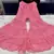 Spectacular Deep Pink Georgette Festive Wear Designer Sharara Suit