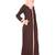 Brown Panelled Abaya