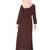 Brown Panelled Abaya