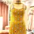 Mustard Yellow Embroidered with Mirror work georgette wedding haldi sangeet function Sharara Suit