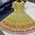 Eye-Catching Lemon Yellow Color Foil Mirror Base Length Ceremonial Palazzo Suit