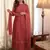 Fantastic Coral Pink Color Georgette Base Festive Wear Designer Anarkali Suit