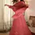 Fantastic Coral Pink Color Georgette Base Festive Wear Designer Anarkali Suit