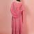 Fantastic Coral Pink Color Georgette Base Festive Wear Designer Anarkali Suit