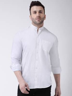 White cotton stitched   shirt 1
