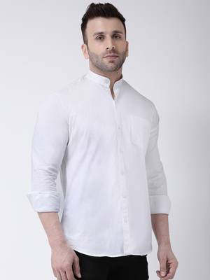 White cotton stitched   shirt 4
