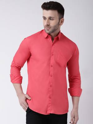 red cotton stitched   shirt 1