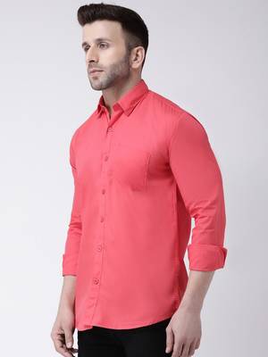 red cotton stitched   shirt 3