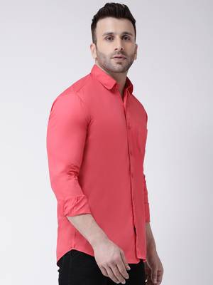 red cotton stitched   shirt 4