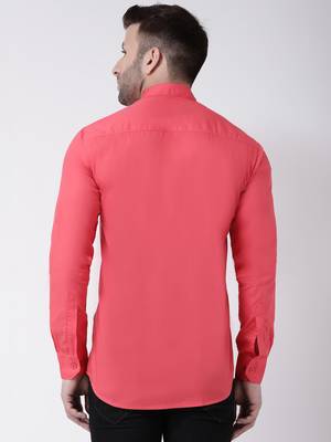 red cotton stitched   shirt 5