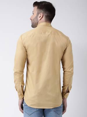 Brown cotton stitched   shirt 5