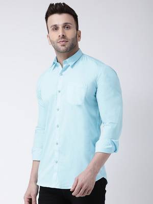 blue cotton stitched   shirt 3