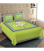 Divamee Bedsheets 100% Pure Cotton  Skin friendly fabric Bedsheet with 2 Pillow Covers