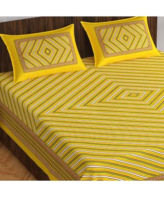 Divamee Bedsheets 100% Pure Cotton  Skin friendly fabric Bedsheet with 2 Pillow Covers 2
