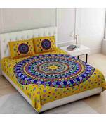 Divamee Bedsheets 100% Pure Cotton  Skin friendly fabric Bedsheet with 2 Pillow Covers