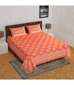 Divamee Bedsheets 100% Pure Cotton  Skin friendly fabric Bedsheet with 2 Pillow Covers