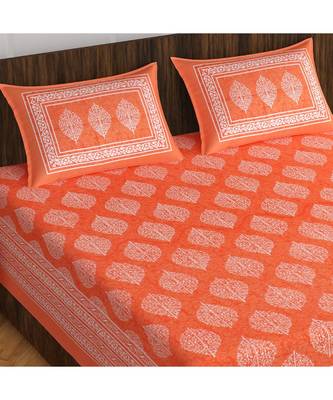 Divamee Bedsheets 100% Pure Cotton  Skin friendly fabric Bedsheet with 2 Pillow Covers 2