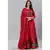 SheWill Red Foil Printed Gotta Patti A-Line Vicsose Rayon Kurta with Skirt & Dupatta