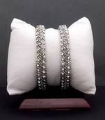 Silver bangles-and-bracelets