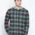 Green printed cotton mens casual shirts