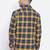 Yellow printed cotton mens casual shirts