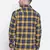 Yellow printed cotton mens casual shirts