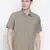 Brown printed cotton mens casual shirts