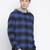 Blue printed cotton mens casual shirts