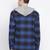 Blue printed cotton mens casual shirts