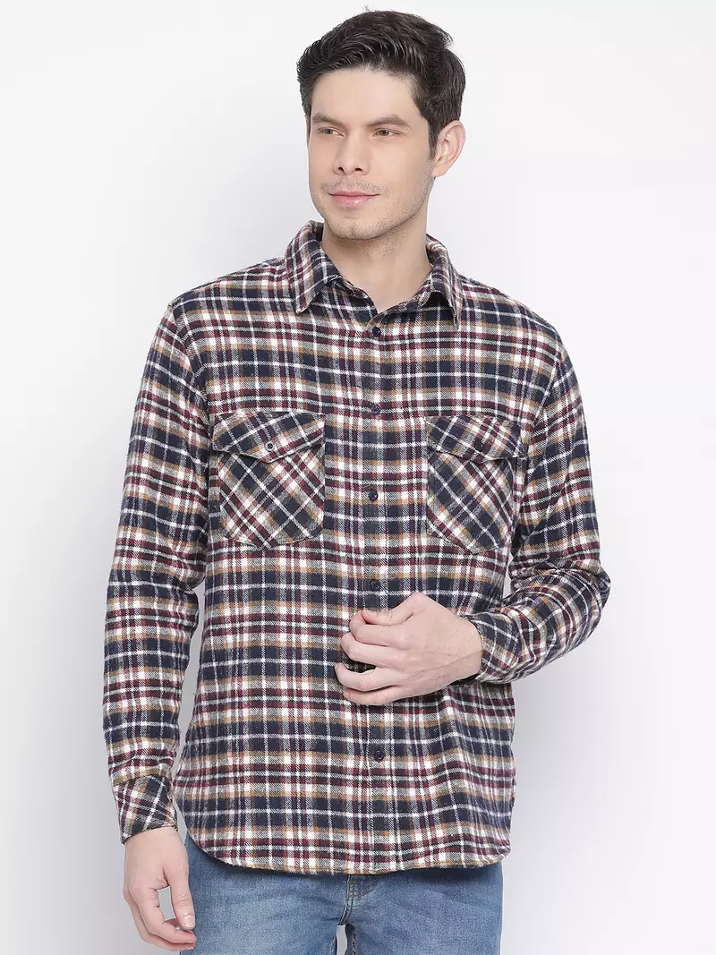 Multicolor printed cotton mens casual shirts