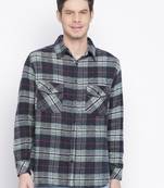 Multicolor printed cotton mens casual shirts