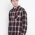 Black printed cotton mens casual shirts