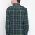 Green printed cotton mens casual shirts