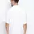 White printed cotton mens casual shirts