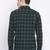 Green printed cotton mens casual shirts