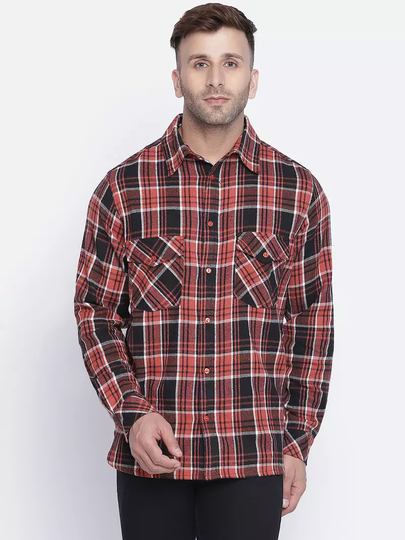 Multicolor printed cotton mens casual shirts