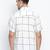 White printed viscose mens casual shirts