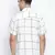 White printed viscose mens casual shirts