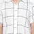 White printed viscose mens casual shirts