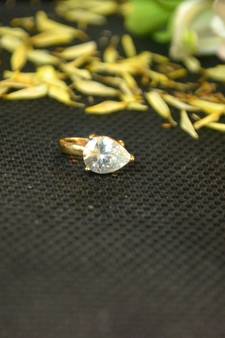 Designer Gold diamond Clipon nosering or Clip nosepin