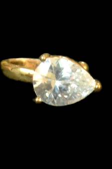 Designer Gold diamond nosering or nosepin
