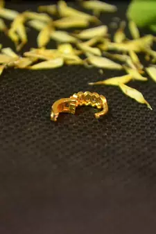 Designer Gold diamond nosering or nosepin
