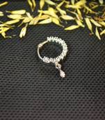 Designer Gold diamond Clipon nosering or Clip nosepin