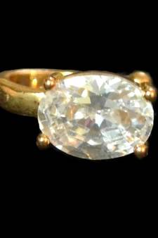 Designer Gold diamond Clipon nosering or Clip nosepin